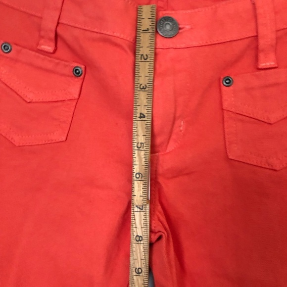 Y2K Dittos Orange? Coral Super Flared Jeans Low Rise Size 30 - Picture 4 of 11